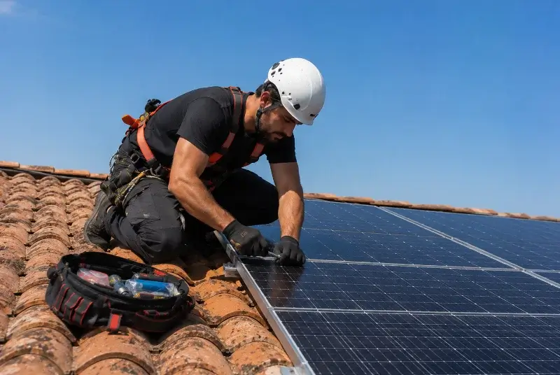 Maintenance et monitoring de panneaux solaires à Sarbazan